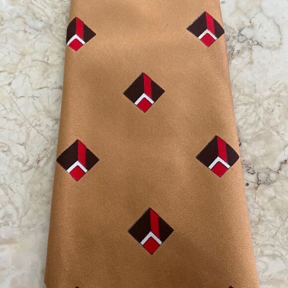 1970’s Vintage Lanvin Tie Geometric Pattern - Picture 4 of 8